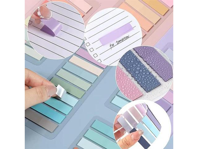2400 PCS Sticky Tabs,120 Colors Writable Sticky Note Tabs For Binders, Annotation Tabs, Page Markers, Classify Files