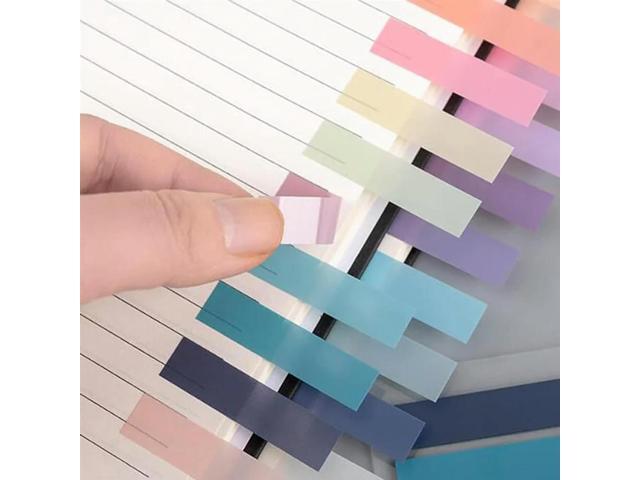 2400 PCS Sticky Tabs,120 Colors Writable Sticky Note Tabs For Binders, Annotation Tabs, Page Markers, Classify Files