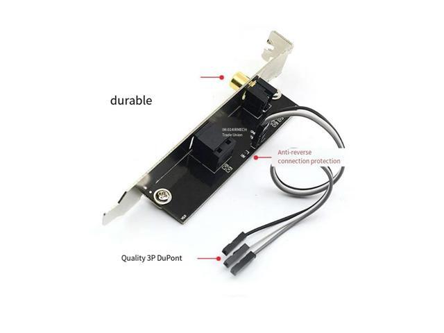 24Bit 192KHz Optical Fiber Coaxial Daughter Card SPDIF OUT for Universal Computer Motherboard Digital 5.1 Sound Card