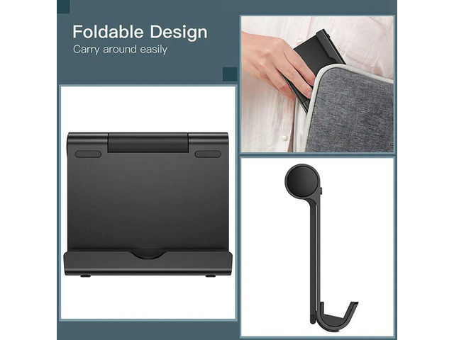 Desk Mobile Phone Holder Stand for All Phone and Pad Adjustable Desktop Tablet Table Cell Phone