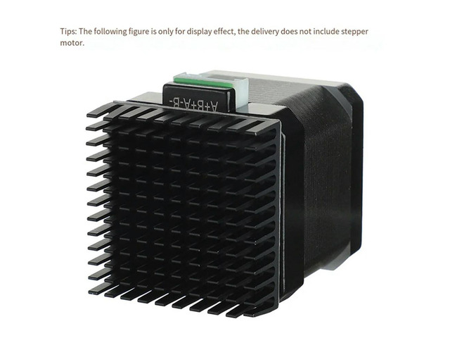 Stepper Motor Heat Sink Aluminum Extruded Heatsink For X1/X1C/P1P/P1S/A1/A1 Mini, Creality K1/K1C/K1 MAX