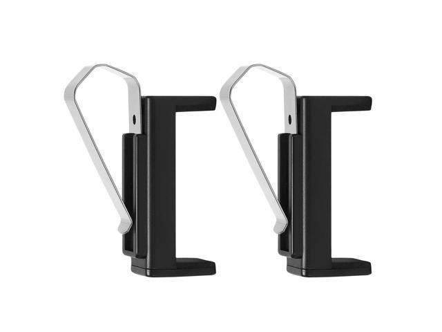 2 Pcs Car Key Garage Door Key Remoter Clamp Bracket Car Sun Visor Clip Holder Auto Fastener Clip Bracket Car Accessories Blac