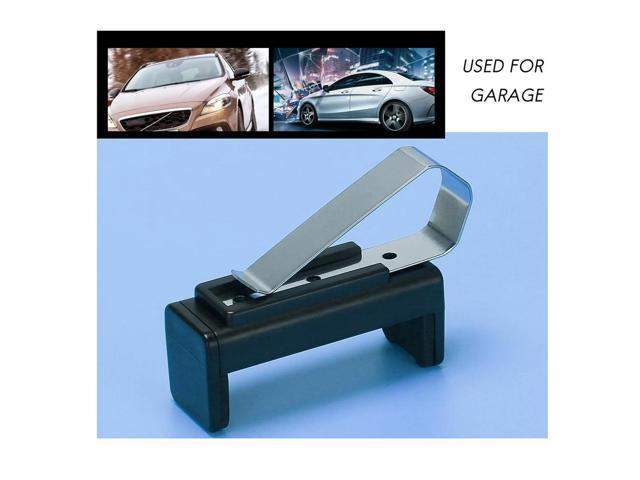 2 Pcs Car Key Garage Door Key Remoter Clamp Bracket Car Sun Visor Clip Holder Auto Fastener Clip Bracket Car Accessories Blac