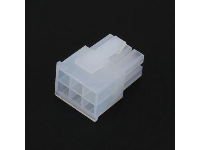 20 Sets 6Pin 4.2Mm Curved Needle 5557 & 5569 Wire Terminals Electrical Connector Plug For Graphics Card GPU PCI-E Pcie