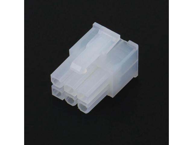 20 Sets 6Pin 4.2Mm Curved Needle 5557 & 5569 Wire Terminals Electrical Connector Plug For Graphics Card GPU PCI-E Pcie