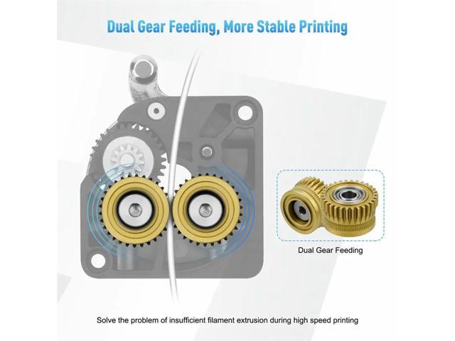 Extruder Gear For K1/K1C/Ender3 V3 Hardened Steel Filament Drive Gear For Creality K1/K1C/K1 Max/Ender-3 V3/3 Plus