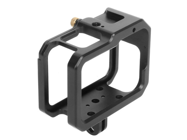 Frame Case Camera Cage For Gopro Hero 9 10 11 Action Camera Double Cold Shoe Mount Form-Fitted For Cooling Cage