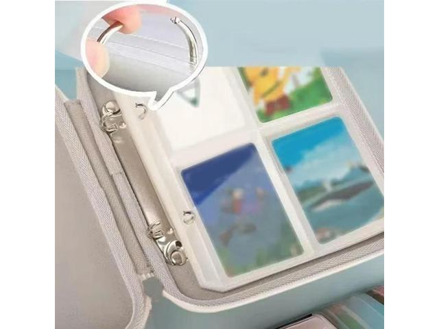 Card Case Card Holder With Zipper 80 Pockets For Yoto Cards Card Binder Holder Soft Folder Mini Cards Case