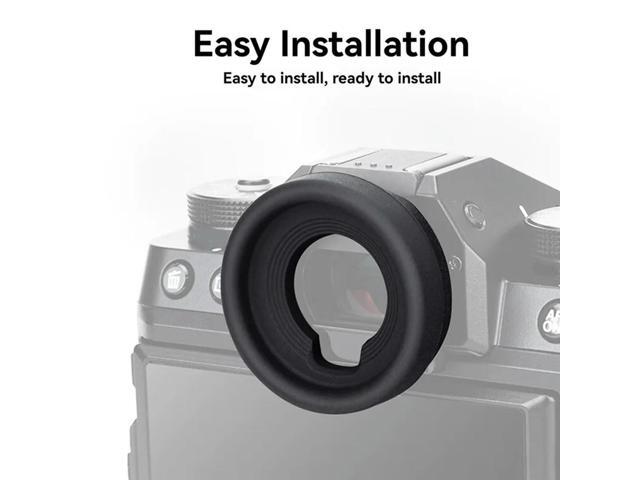 Silicone Round Eyecup Viewfinder For Fujifilm Cameras Compatible With GFX100 II, GFX100S, GFX50S II, X-H2S, X-T5