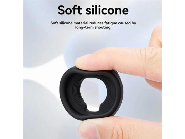 Silicone Round Eyecup Viewfinder For Fujifilm Cameras Compatible With GFX100 II, GFX100S, GFX50S II, X-H2S, X-T5