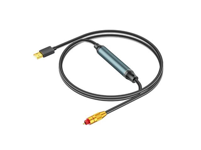 USB To Optical Audio Adapter USB To Optical Cable USB To Optical Audio Converter Cable USB A To SPDIF Port Adapter