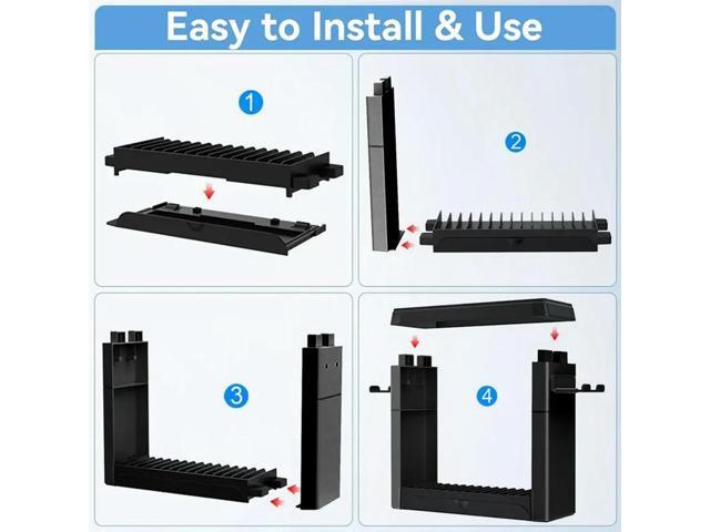 Game Disk Rack For Nintendo For N-Switch 2- Multi-Functional Stand Kit Storing N-S 2/N-S/N-S OLED Games