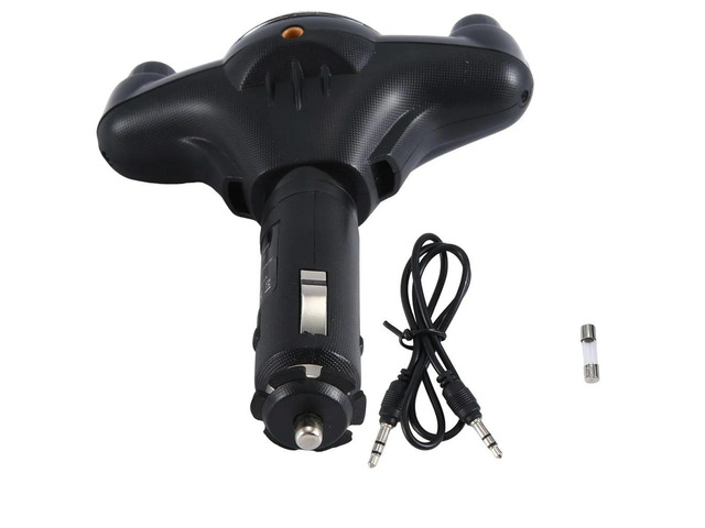 Car FM Bluetooth 4.0 Transmitter Mp3 Player Supports TF Card and USB, for Cars, Caravans, and Trucks (12-24
