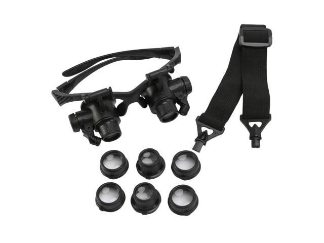 Watch Tools Watch Repair Tool Kit Head Wearing Magnifying Glass With Led Lights 10x 15x 20x 25x Loupe Watch Repair