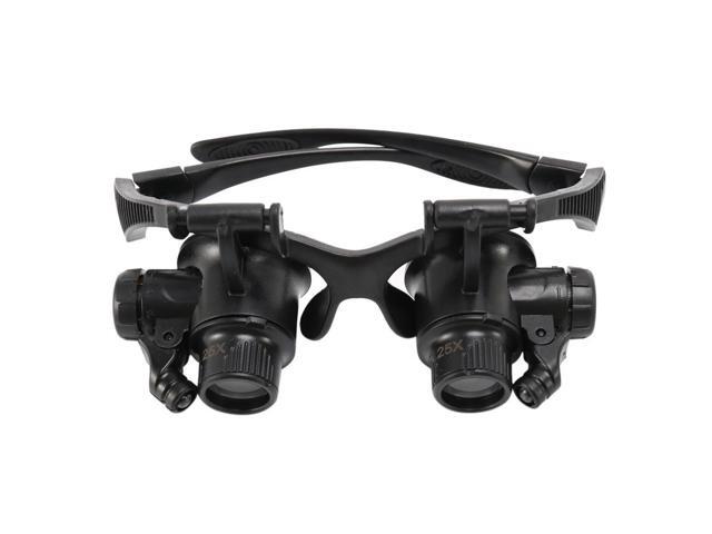 Watch Tools Watch Repair Tool Kit Head Wearing Magnifying Glass With Led Lights 10x 15x 20x 25x Loupe Watch Repair