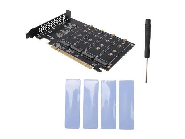 PCIE Tom.2 NVME Adapter Nvme M.2 PCI Adapter 32Gbps PCI-E Card PCI X16 M Key SSD Computer Expansion Card Add Oncards