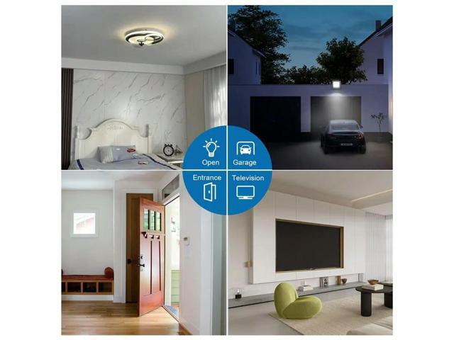 4CH Zigbee Light Switch Module AC 85-250V RF433 Receive 10A Relays Work With Alexa Assistant,Tuya Life