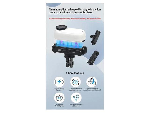 Magnetic Mount Quick Release Tripod Adapter With USB Charging For GO 3 3S Thumb Camera Bracket Magnet Base