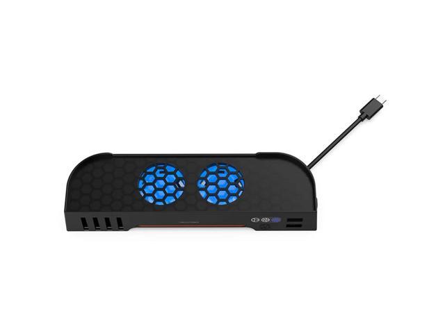 Heat Dissipation Fan With Card Slot For Switch 2 Console External Game Console Stand Cooler Base RGB Lighting