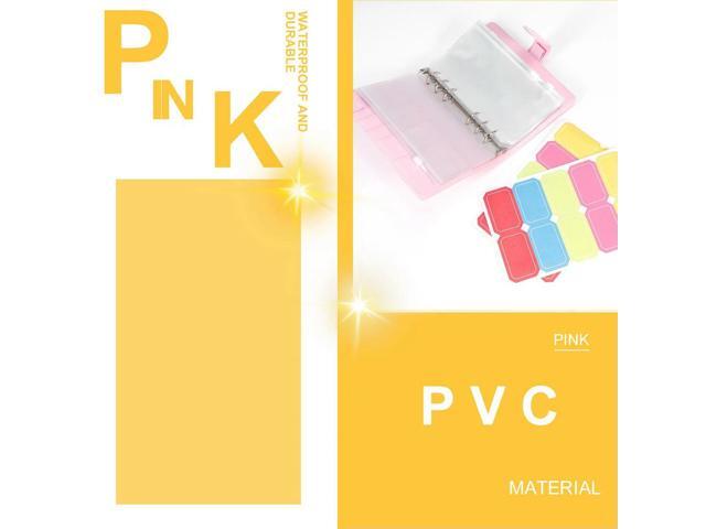 14 Binder Bags A6 With Leather Binder Cover, 6 Rings Budget Binder With Cash Envelope, Money Saving Binder