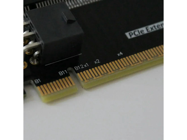 Pcie 16X Slot Connector PCIE X16 Converter Adapter Height Increasing Card Test Extension Adapter Protection Card