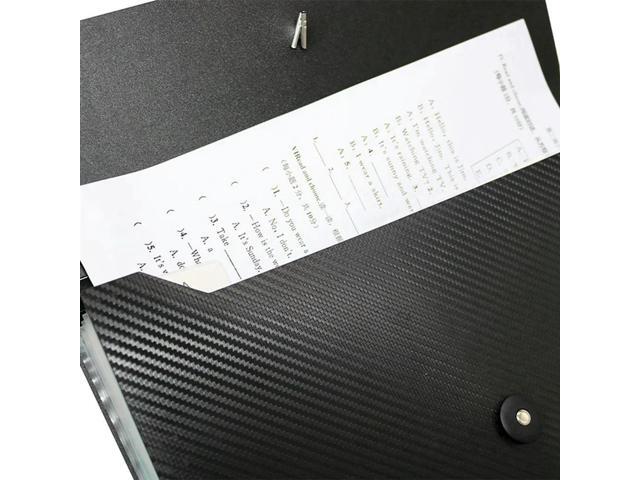 13 Pocket Expanding Folder Accordion Folder With Elastic Buckle Closure,A4 Paper File Organizer For School Office, 2PCS Durab