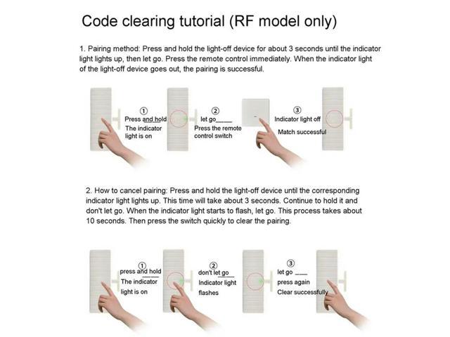 Finger Bot Button Pusher Wall Mounted RC No Wiring Switch Remote Light Switch 20 M RF Range Remote Control