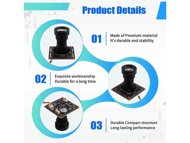 For DIY Microscope Telescope Car Camera Video Doorbell 1200TVL 5MP Analog CCTV Camera Module With 35Mm Lens NTSC