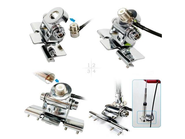 Car Radio Antenna Mount Bracket 5M PL259 SO239 Coaxial Feeder Extend Cable SMA Female Male BNC