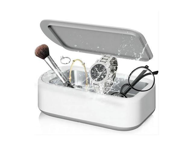 Ultrasonic Cleaner for Jewelry, 40W 48KHz Ultrasonic Cleaner Machine for Cleaning,Eyeglass, Watche, US