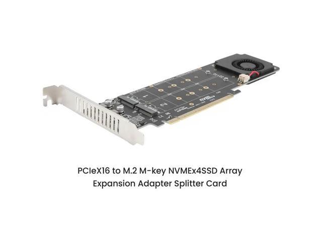 Adapter Card Pciex16 To M.2 M-Key Nvmex4ssd Array Expansion Adapter Splitter Card 2U Server Accessories