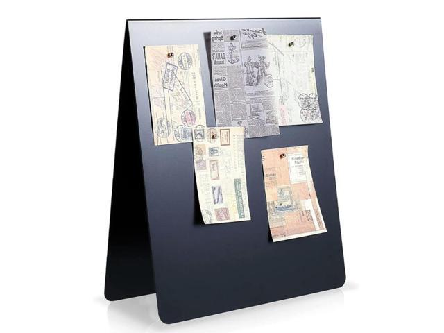 12 X 10 Inch Magnetic Bulletin Board Freestanding l Easel For Magnet Display For Tabletop Desktop Home Office Decors(1 Pc