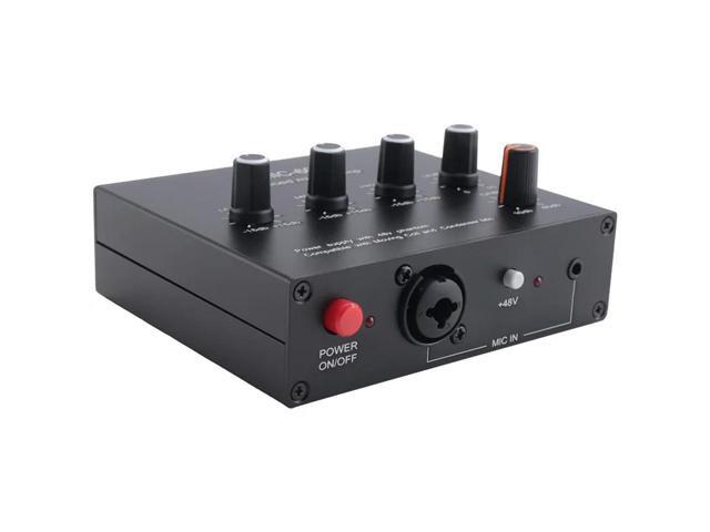 MIC-60 3-Band Equalizer Balanced Mic Preamp Microphone Preamplifier With DC Cable And 6.5Mm Cable Easy Install Easy To Use