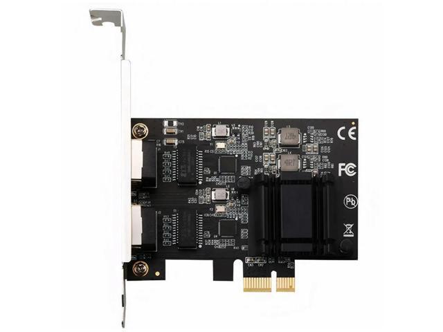 PCIE to 2-Port 2.5G Gigabit Network Card Server Desktop Soft Routing 2500M High-Speed RJ45