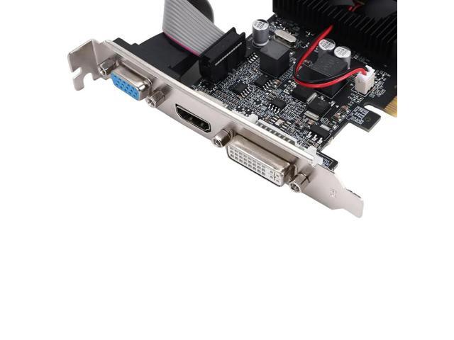 GT 610 1G Ultra-Fast Graphics Card 1GB 64Bit DDR3 810/500Mhz PCI-E 1.1 X16 Desktop Small Chassis PC Gaming Graphics Card