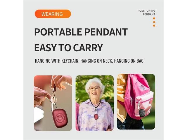 4G Mini Personal GPS Tracker Pendant Wterproof Anti Lost for Elderly SOS