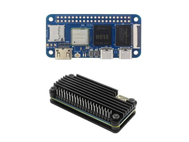 For Banana Pi BPI- Zero Development Board+Case Allwinner H618 4G LPDDR4 32G EMMC 2.4G/5G BT4.2 Motherboard