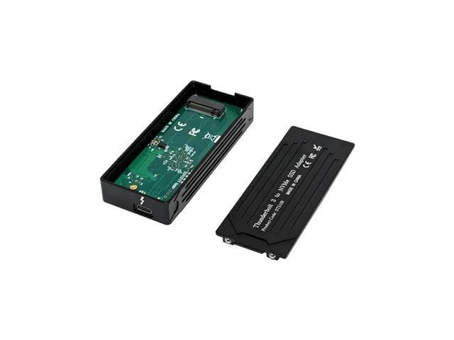 Usb Type-C Thunderbolt 3 Tom.2 Nvme SSD Hard Drive Enclosure 40Gbps Supports M.2 M Key Andm.2 B & Mkey Nvme