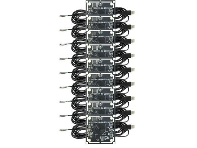 9Pcs 100 Degree Camera Module 1MP OV9732 1280X720 USB Free Driver Manual Focus, With 2 Meter Cable For Winxp/7/8/10