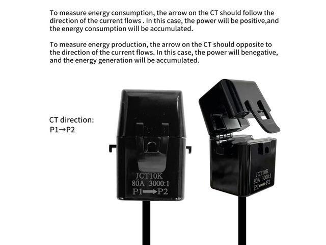 Tuya Life 3 Phase Energy KWH Meter 200A Power Clamp Current Transformer App Monitor and Record