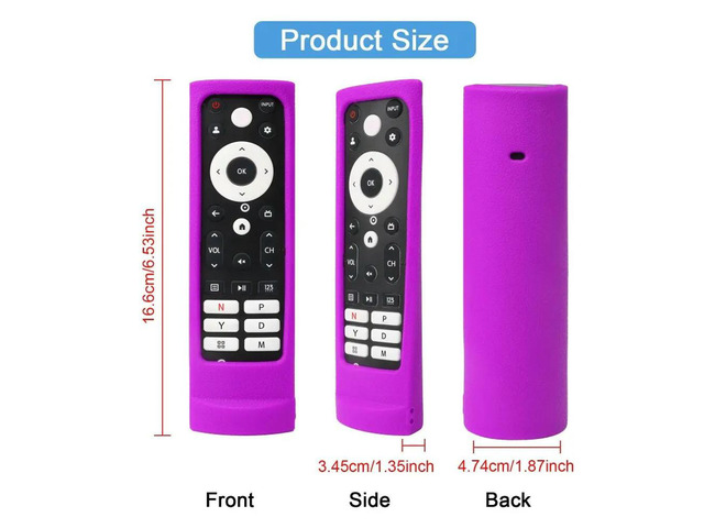 Silicone Remote Control Cover For Hisense TV-Non-Slip Design For Models For ERF3N90H ERF3M90H ERF3L90H