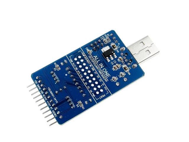CH341A USB To SPI IIC UART TTL ISP Serial Adapter Module EPP/MEM Converter For Serial Brush Debugging RS232 RS485