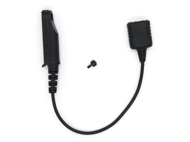 Adapter Cable for Baofeng UV-9R Plus UV-XR Waterproof To 2 Pin UV-82 UV-S9 Walkie Talkie Headset Mic A77P