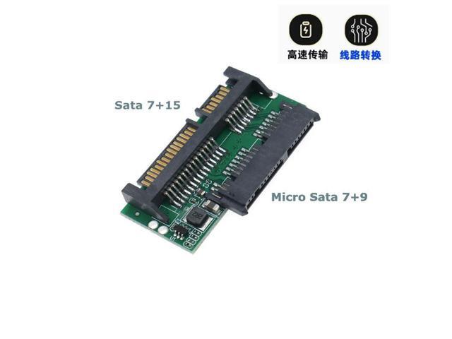 High-1.8 7+7+2 SSD Micro SATA to 7+16 Sata 2.5 'Hard Drive Adapter 3.3V Can Be Placed in a Laptop