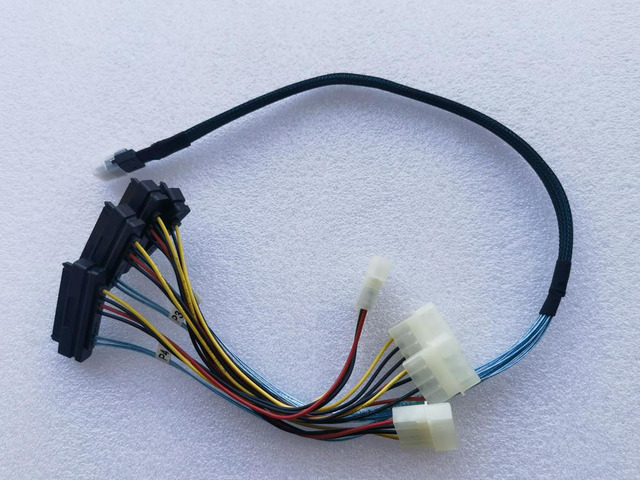 SAS SFF-8654 4I to 4 Ports SAS server connection cable 8654 TO 4SAS cable