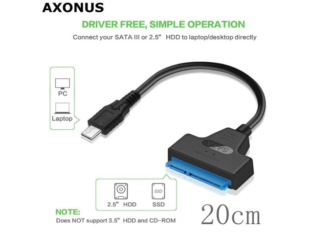 Type-C To Sata Hard Disk Adapter Cable 7+15 22Pin SATA to USB C Cable For Laptop 2.5 Inch External HDD SSD Hard Drive Adapter
