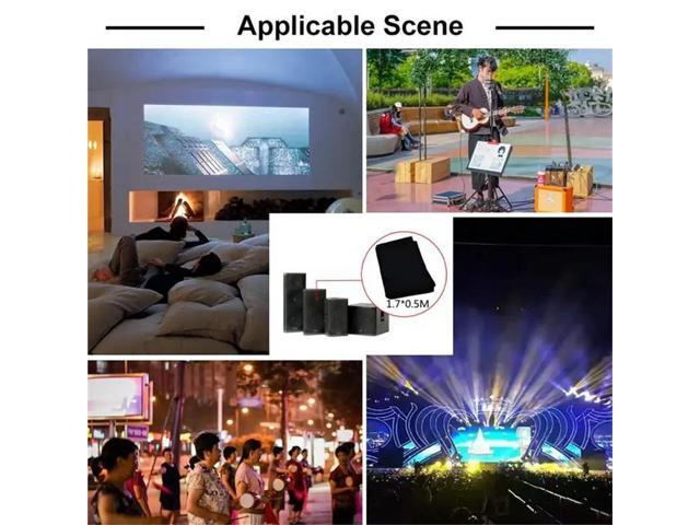 Replacement Dustproof Speaker Mesh Cloth Net Protective Cover 170X50cm Black For Stereo Equipment Accessories