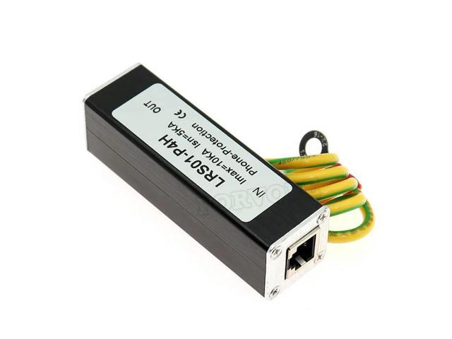 RJ11 Surge Protector Multipurpose Avoid Interference Rainny Days Telephone Fax Safety Small Thunder Arrester Home Fast Response