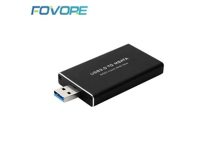 5Gbps USB 3.0 to mSATA SSD Enclosure USB3.0 to mini-SATA Hard Disk adapter M2 SSD External HDD Mobile Box