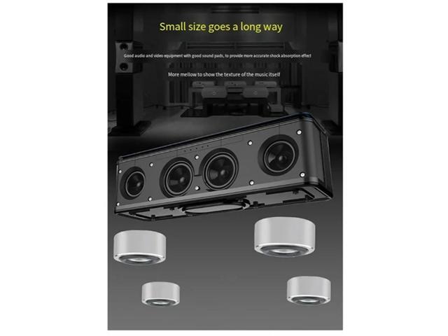 Amplifier Foot Pads 8Pcs HIFI Speaker Absorber Shock Feet Pad Turntable Base Pad For CD Amplifier Speakers